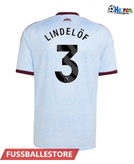 Günstige Aston Villa Victor Lindelof #3 3rd trikot 2026-27 Kurzarm